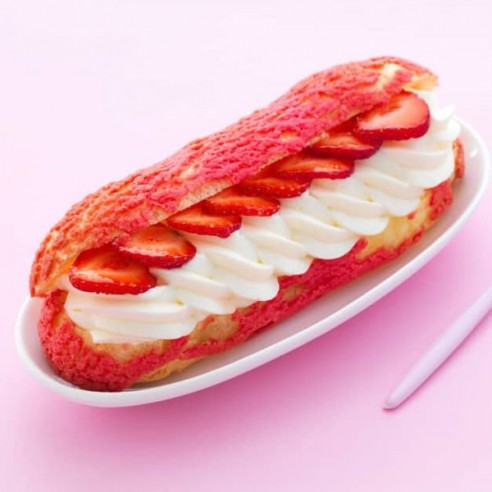 Eclair Crème Fraîche Fraise